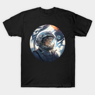 The view seen by the female astronaut T-Shirt